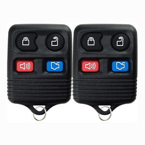 2 x Packs 2000 Mercury Cougar- FCC CWTWB1U331 4 Button Keyless Entry Remote Compatible Replacement