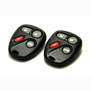 2 x Packs 2004 Cadillac Seville- FCC KOBLEAR1XT 4 Button Keyless Entry Remote Fob Compatible Replacement